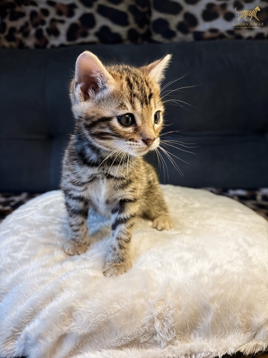 Cucciolo Gatto Bengala Nalù Maschio